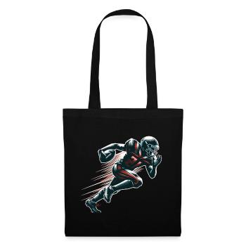 Footballer, American Football Quarterback - Tote Bag - black - Front