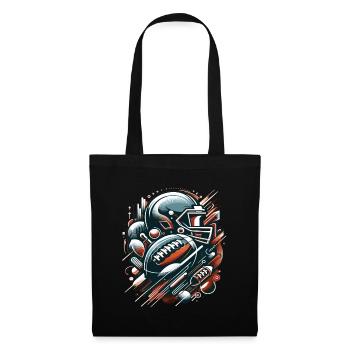 Football américain Football Football Casque Football - Sac en tissu - noir - Devant