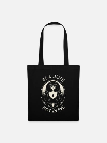 Lilith Demon Gothic Mythology Folklore Satanic - Stoffbeutel - Schwarz