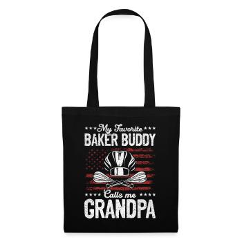 My Favorite Baker Buddy Calls Me Grandpa - Baker G - Tote Bag - black - Front