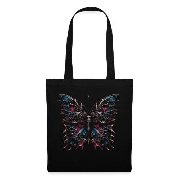 Dark Wings: Gothic Butterfly Magic - Tote Bag - black - Front
