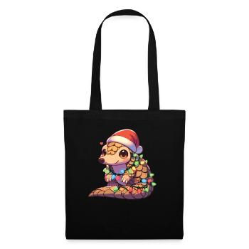 Santa Hat Christmas Fairy Lights Scales - Tote Bag - black - Front