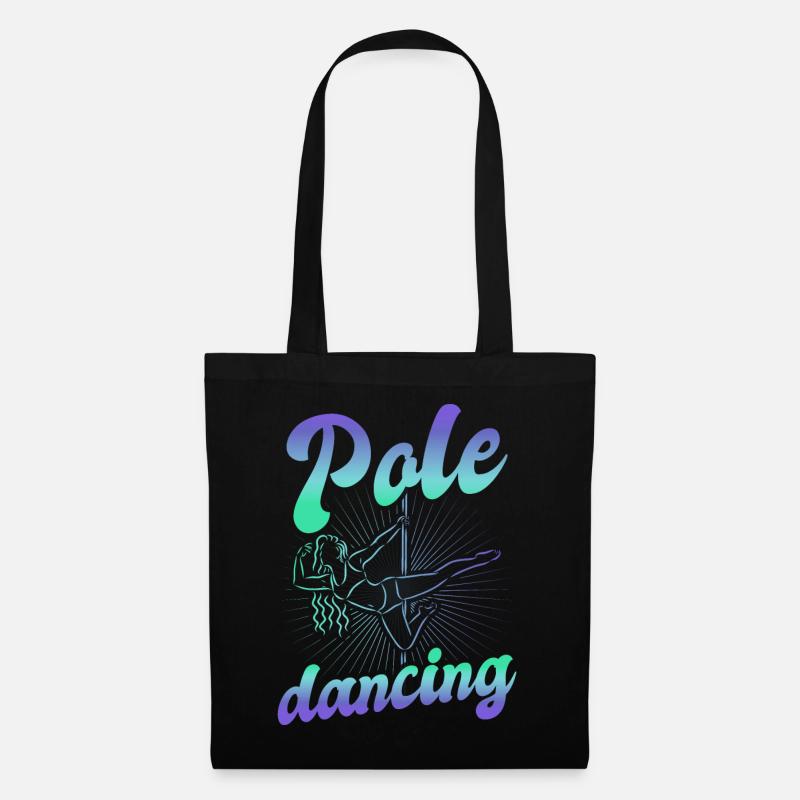 Pole dance danseuse, pole dance, pole dance - Sac en tissu - noir