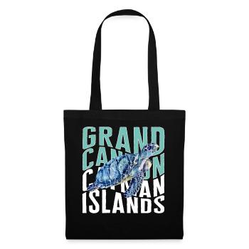 Chemise de vacances, Grand Canyon îles Caïmans Tee, - Sac en tissu - noir - Devant