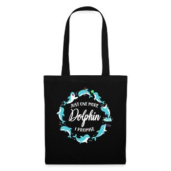 Dolphin Just One More Dolphin I - Tote Bag - black - Front