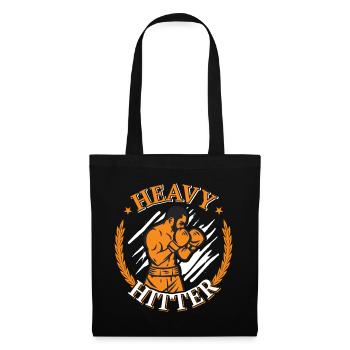 Boxe Arts martiaux Boxe Club de boxe Boxeurs - Sac en tissu - noir - Devant