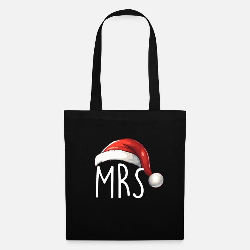 MR & MRS Partnerlook - Stoffbeutel - Schwarz