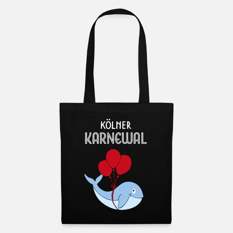 Kölner Karnewal Karneval Fasching Konfetti Köln - Stoffbeutel - Schwarz