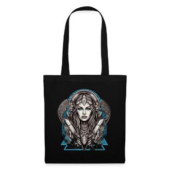 Mythologie et force La Servante du bouclier - Sac en tissu - noir - Devant