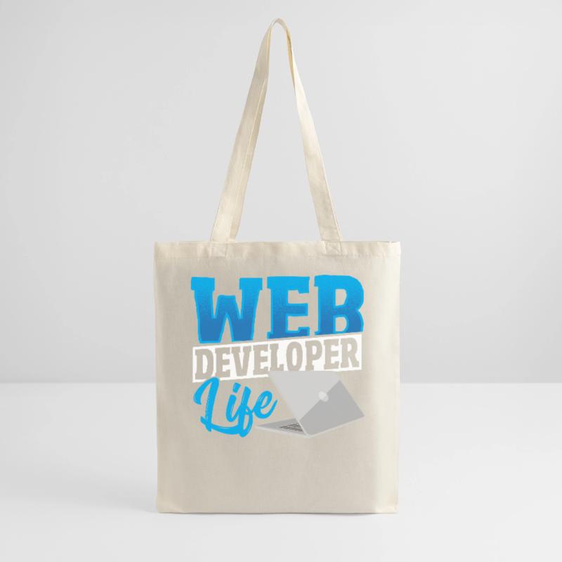 Web Developer Life Web Developer Programmer Stoffbeutel