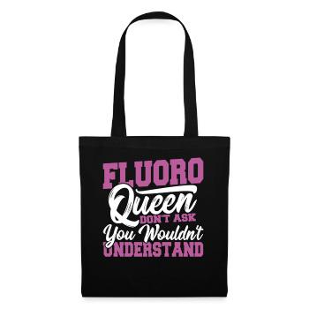 Reine du fluor : Ne demandez pas. Vous ne le feriez pas - Sac en tissu - noir - Devant