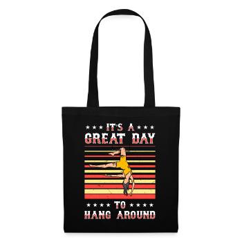 Circus, Aerial Silks, Aeralist, Acrobatics, Trapeze - Tote Bag - black - Front