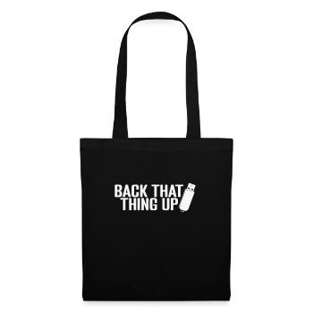 Sauvegarde de cette chose sur la clé USB - Sac en tissu - noir - Devant