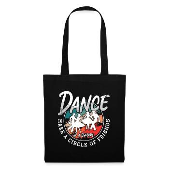 Square Dancing Dance In A Square Make Couple Dance - Tote Bag - black - Front