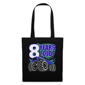 Eight-Year-Old Monster Truck Gallery - Tote Bag - black - Front