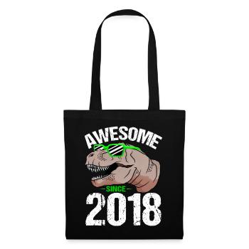 T-Rex Howler Since 2018 Gift - Tote Bag - black - Front