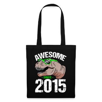 T-Rex Cool Unforgettable since 2015 - Tote Bag - black - Front