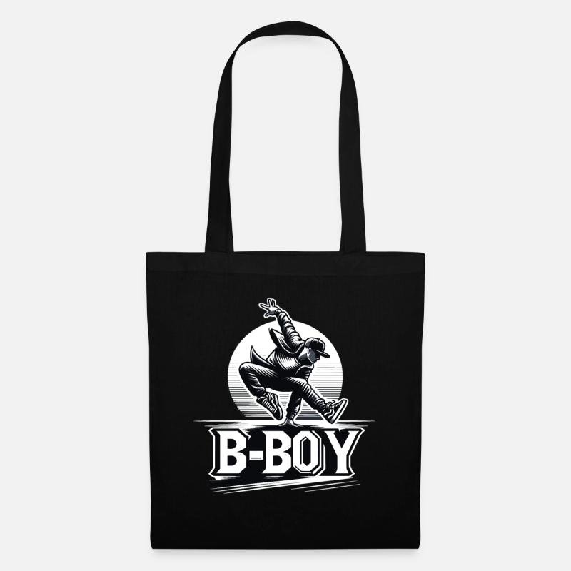 Breakdance Breakdancer Breakdance Enfants - Sac en tissu - noir