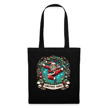 Christmas Squad Santa Claus Weihnachten Xmas - Tote Bag - black - Front