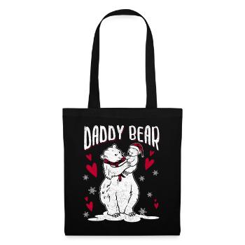 Daddy Bear - Stoffbeutel - Schwarz - Vorne