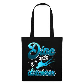 Scuba Diving, Scuba Diving, Holiday Sea Diver - Tote Bag - black - Front