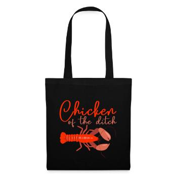 Poulet du fossé - Sac en tissu - noir - Devant