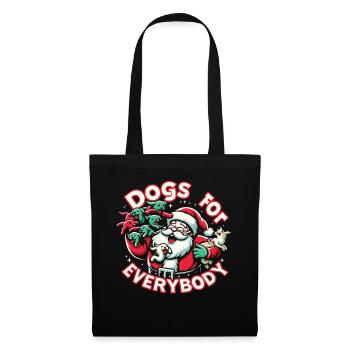 Chiens pour tous Propriétaires de chiens - Sac en tissu - noir - Devant