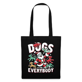 Chiens pour tous Propriétaires de chiens - Sac en tissu - noir - Devant