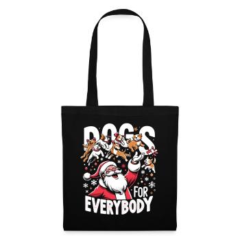Chiens pour tous Propriétaires de chiens - Sac en tissu - noir - Devant