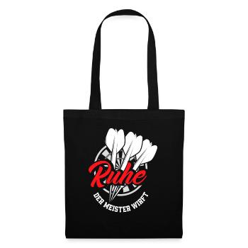Calm The Master Throws Dart Dart Player - Tote Bag - black - Front
