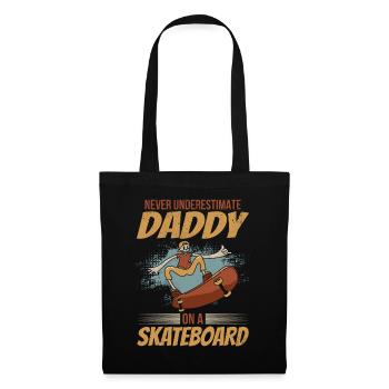 Skateboarding Daddy Skateboard Skateboarder Daddy - Sac en tissu - noir - Devant