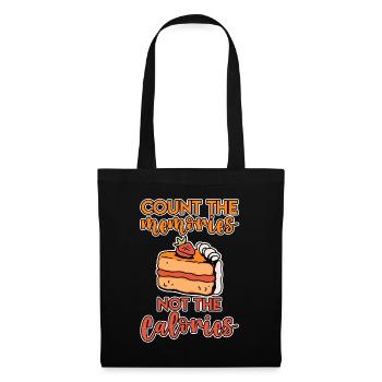 Count The Memories Not The Calories 2 - Tote Bag - black - Front