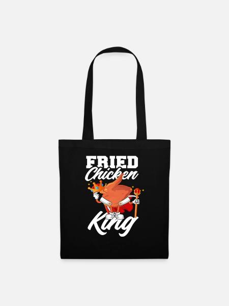 Fried Chicken King - Stoffbeutel - Schwarz