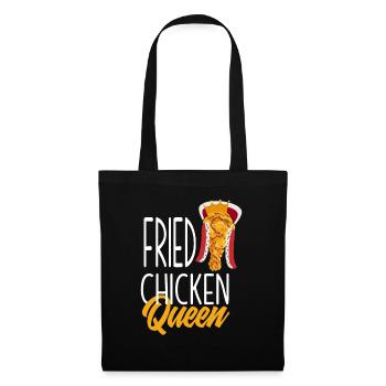 Fried Chicken Queen - Tote Bag - black - Front