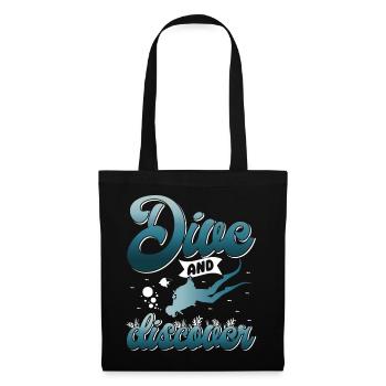 Scuba Diving, Scuba Diving, Holiday Sea Diver - Tote Bag - black - Front