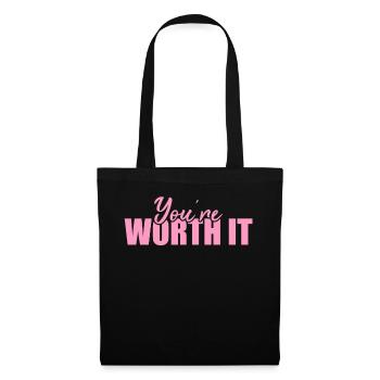 Be you! Self-confidence, positive thinking Motivation - Tote Bag - black - Front
