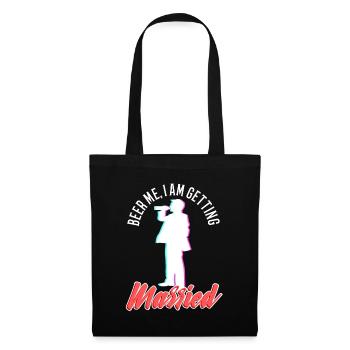 Beer Me, I am getting married - Tote Bag - black - Front