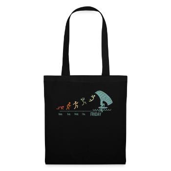 Wingfoil Surfer Wingfoiling Hydrofoil Weekend - Tote Bag - black - Front