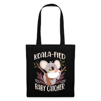 Nurse Midwife Birth Worker Koala - Tote Bag - black - Front