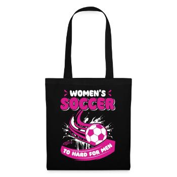 Soccer féminin, Soccer féminin, Soccer féminin - Sac en tissu - noir - Devant