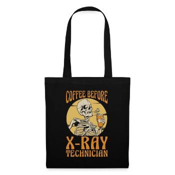 Xray Technician Coffee Before X-Ray Coffee Lover - Tote Bag - black - Front