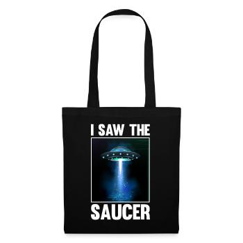 Alien, OVNI, UAP, Espace, Objet volant de l’espace - Sac en tissu - noir - Devant