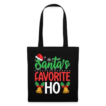 Santa's Favorite Ho Funny Ho Ho Christmas Family - Tote Bag - black - Front