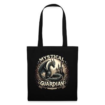 Dragon Gardien du Château du Chevalier - Sac en tissu - noir - Devant
