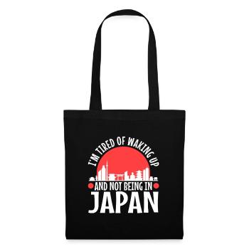 Im tired of waking up and not being in japan - Tote Bag - black - Front