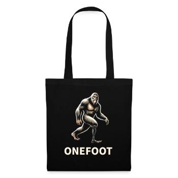 Bigfoot Sasquatch Amputé de la Jambe Conscience - Sac en tissu - noir - Devant