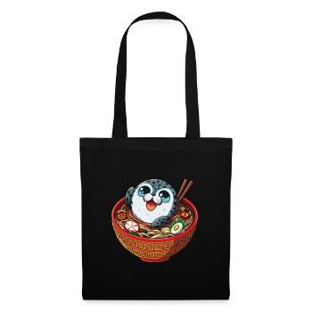 Sea Animal, Sea Animal, Ocean, Ramen, Soup, Seal - Tote Bag - black - Front