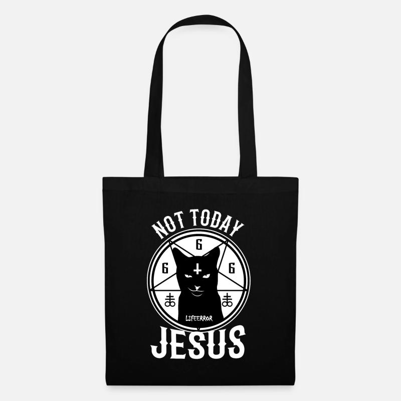 Not Today Jesus - Lifeerror - Stoffbeutel - Schwarz