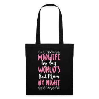Nurse Midwife Birth Worker Mom - Tote Bag - black - Front