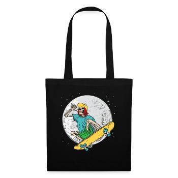 Skateboarding Skeleton Extreme Sports Skating - Tote Bag - black - Front